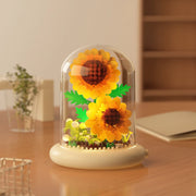 Girasol con luz LED